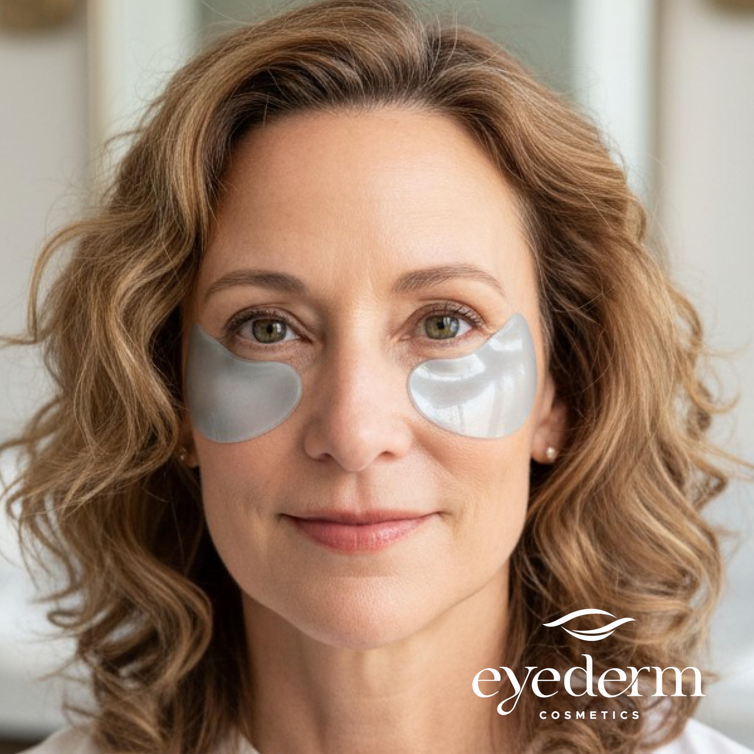 Open Eyederm Hydra-Gel box shows seven-pair pack for easy use