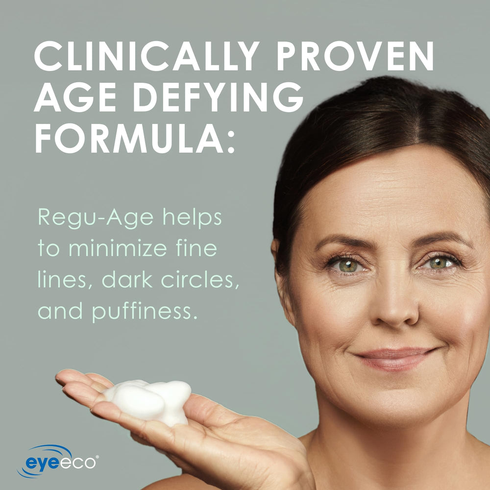 EyeEco cleanser foam closeup shows soft lather ideal for sensitive eyes.