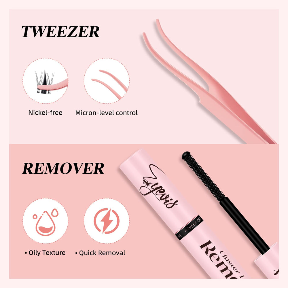 EYEVIS DIY kit supports natural to dramatic styles