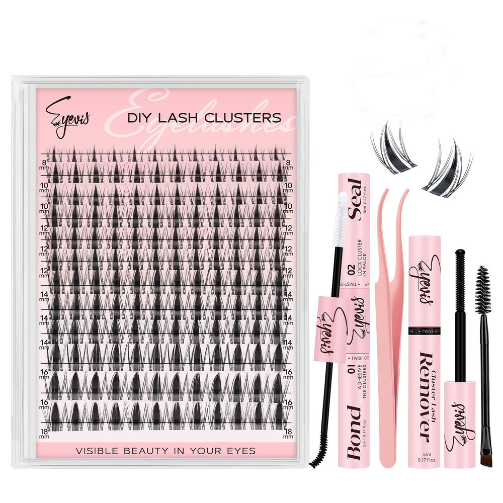 EYEVIS Fairy Lash Clusters Kit for voluminous look