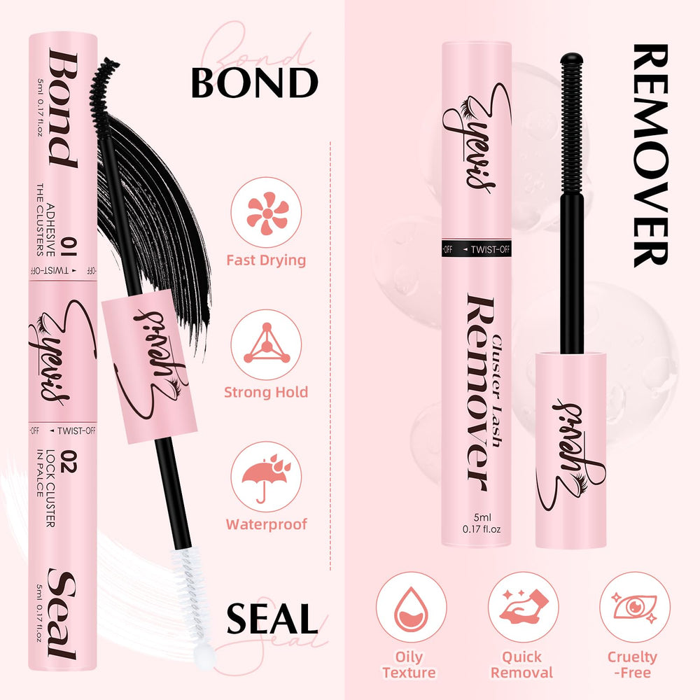 Eyevis lash glue remover helps gentle cleanup after a DIY lash session.