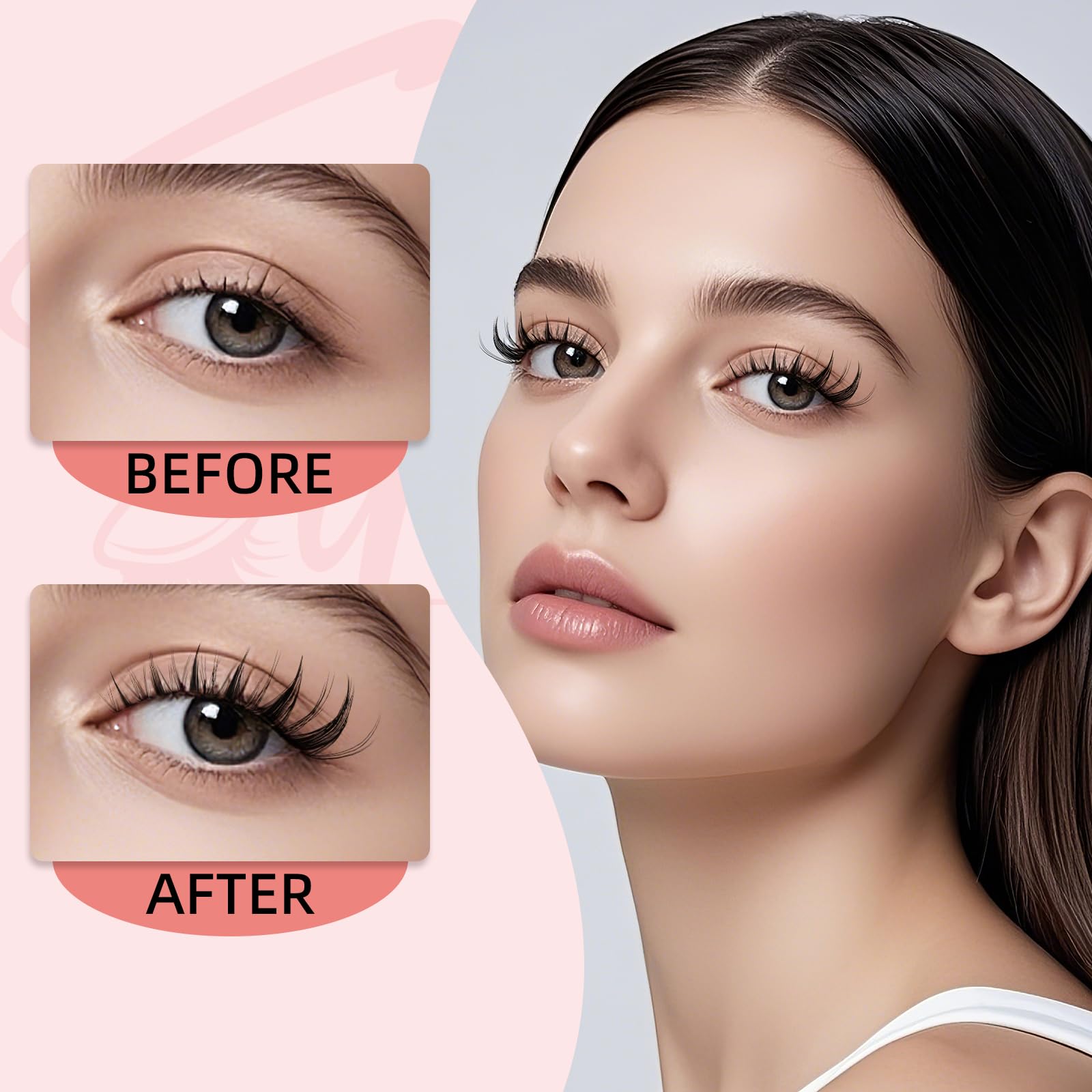 EYEVIS Packaging and guide for DIY lash styling