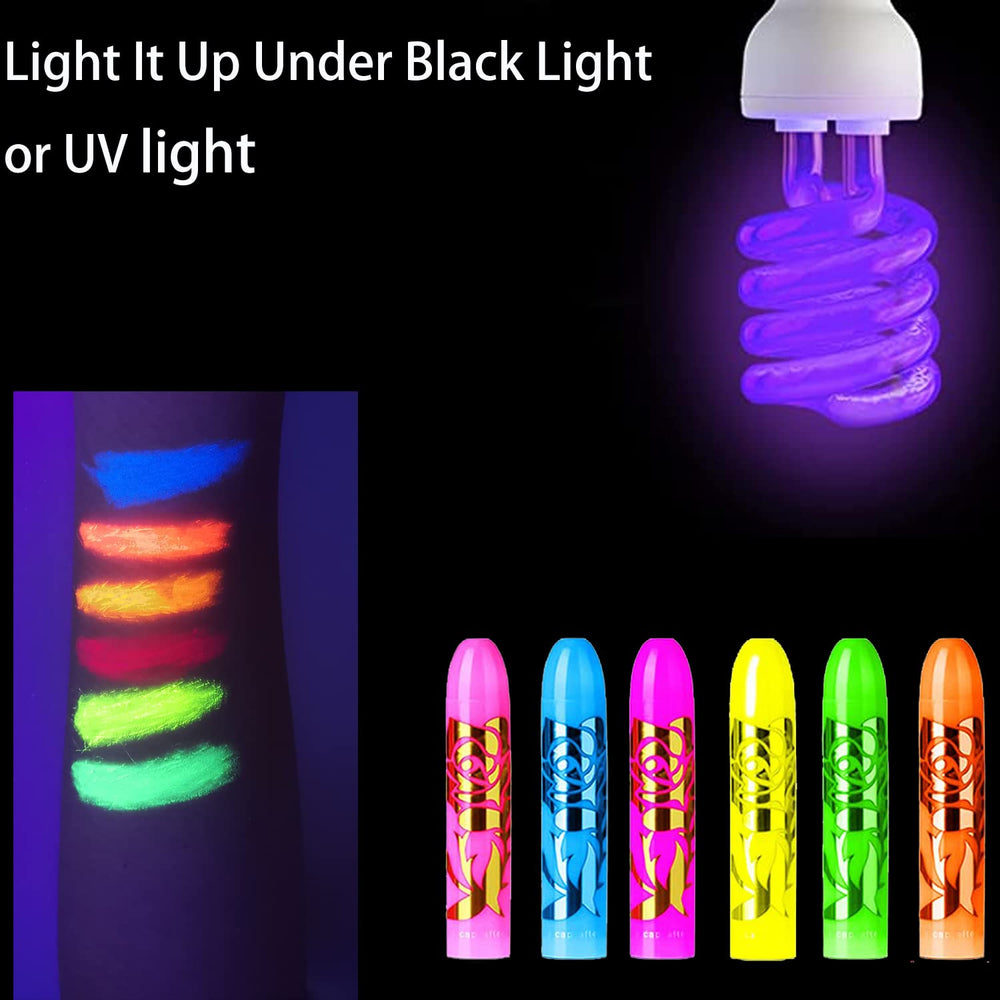 eyigylyo uv black light demo highlights glow effect under UV light