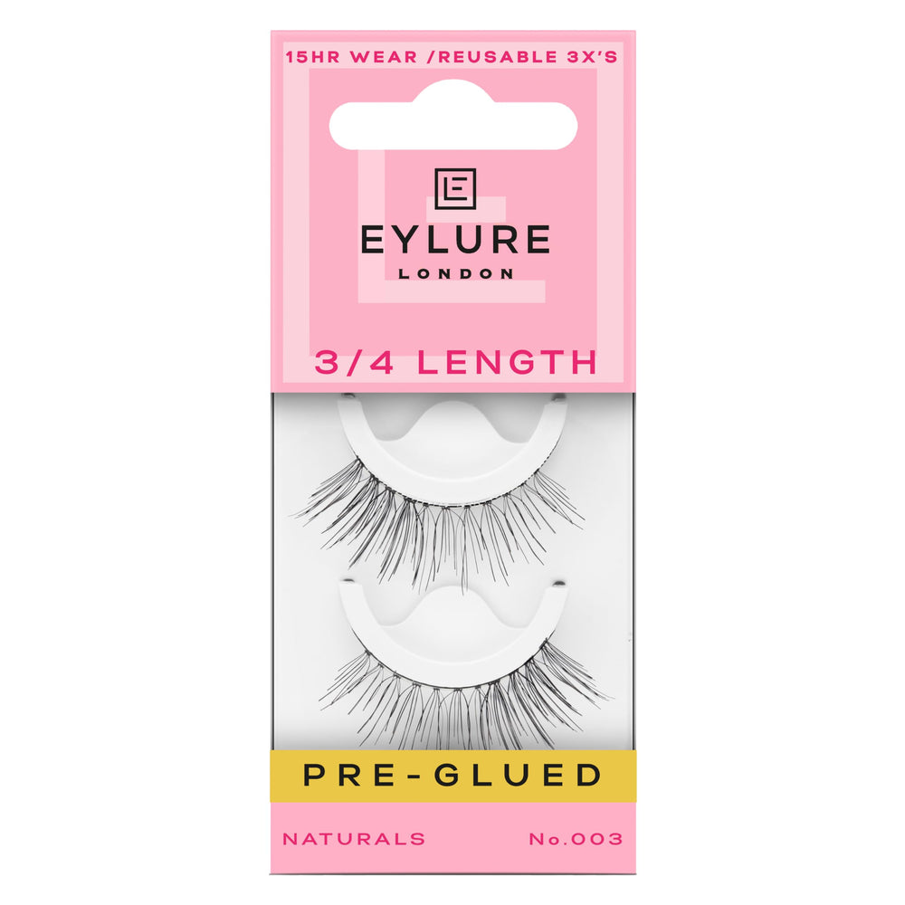 Eylure Pre-Glued Naturals 003 band close-up for comfortable wear