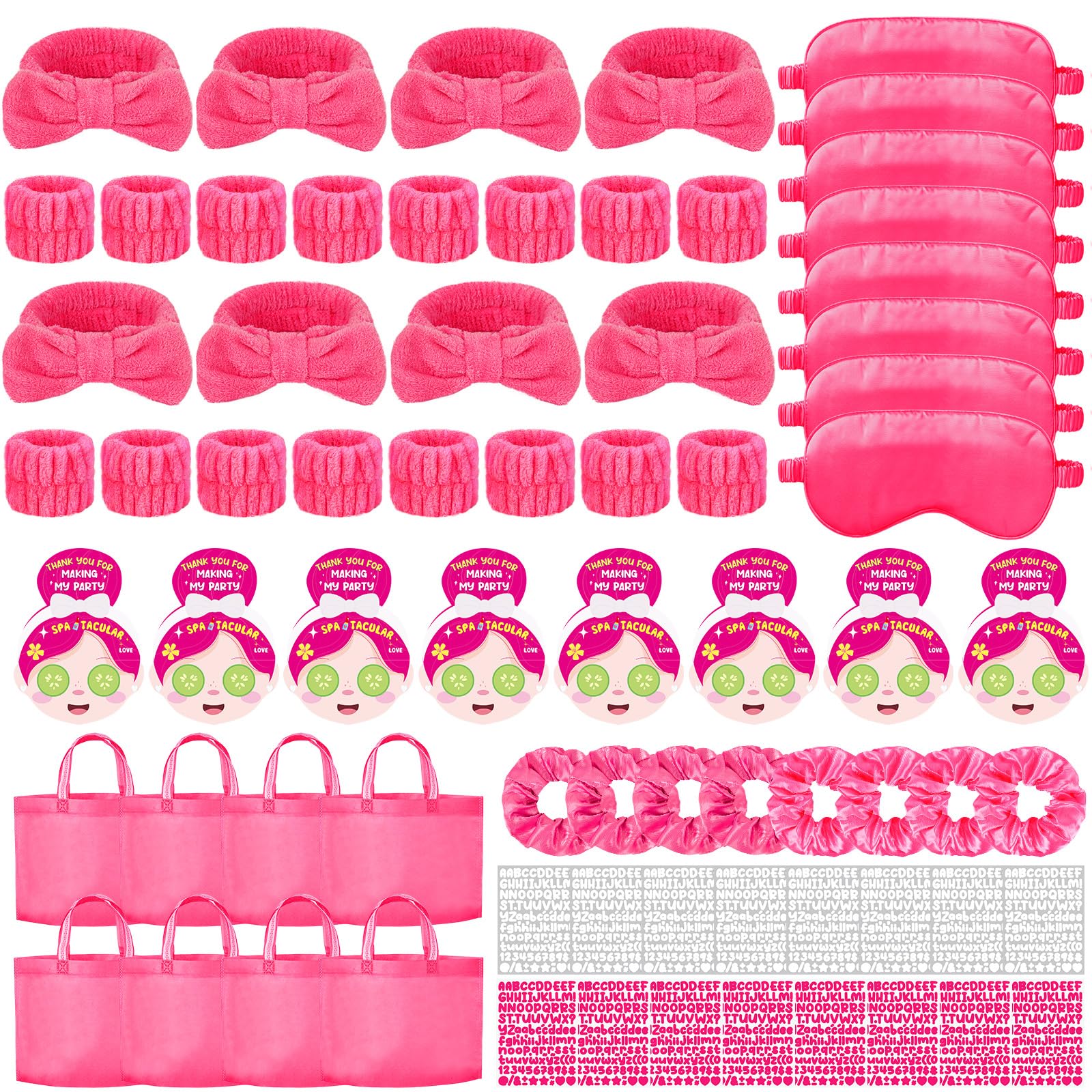 EYNDYN Rose-Red headbands offer soft comfort for a chic sleepover look