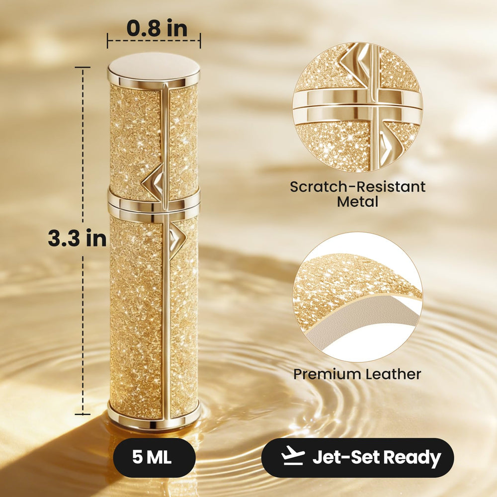EZEJIAO scratch-resistant leather shell preserves fragrance quality on the go.