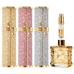 EZEJIAO travel perfume bottle set 3pcs, compact and ideal for on-the-go scent reuse.