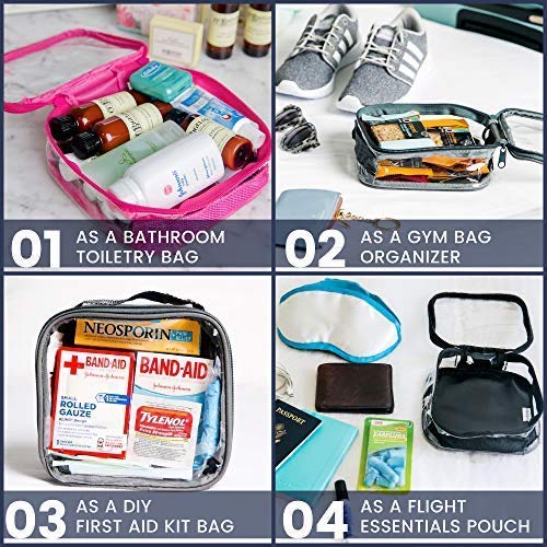 EzPacking multi use travel bag suitable for toiletries electronics and more.