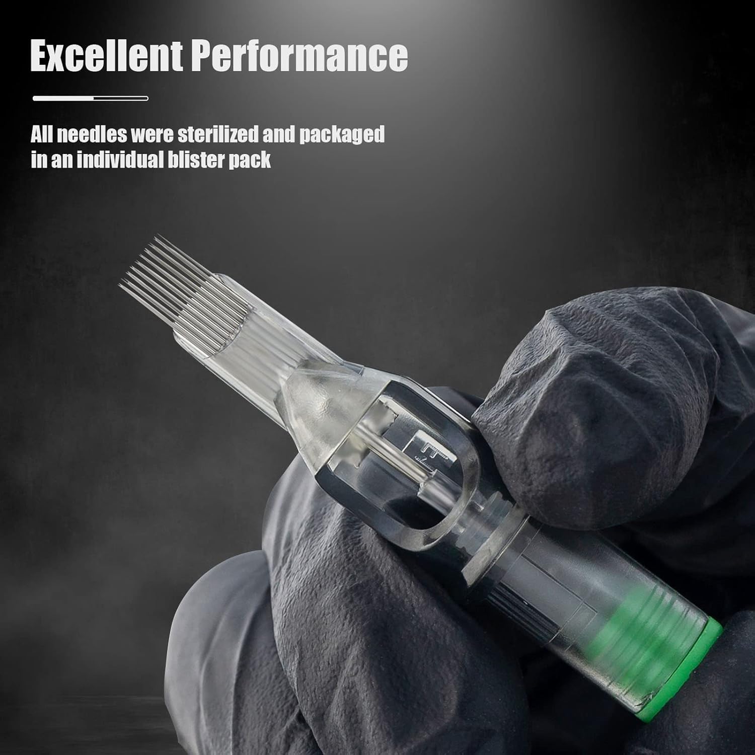 EZTAT2 EZ Tattoo cartridge needles low-profile housing supports smooth ink flow.