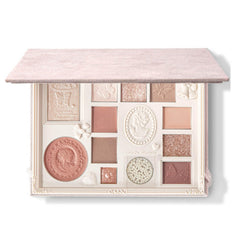 Ezyuanchly Lace 12 Color palette in open pan view, versatile for blush, highlight, and contour.