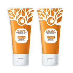 Ezyuanchly orange exfoliating gel bottle front view with radiant skin benefits.
