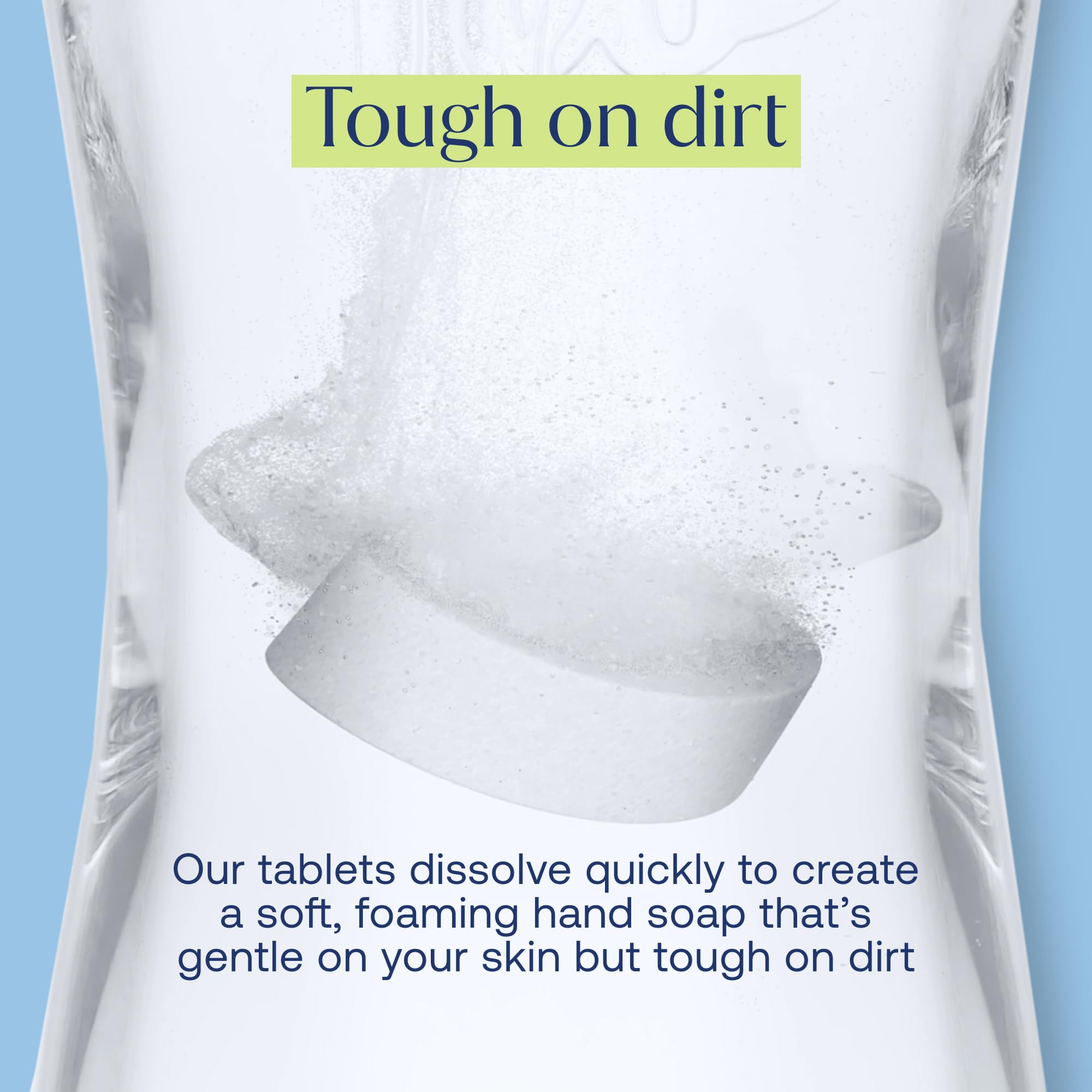 Fab Tab tablet refills in assorted scents for gentle cleansing.