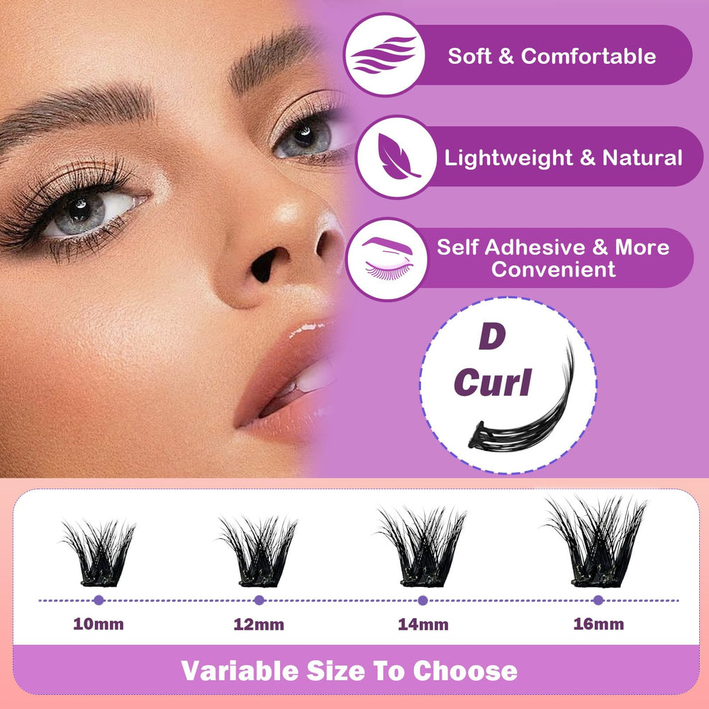 Fabblosslashes adhesive-strip detail emphasizes root coverage for secure fit.
