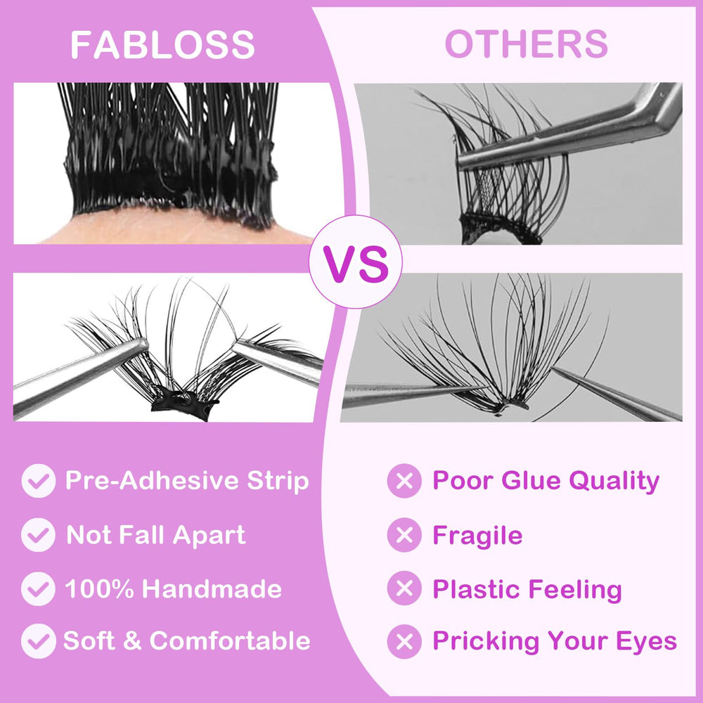 Fabblosslashes daily glam look idea with thick-volume lashes.