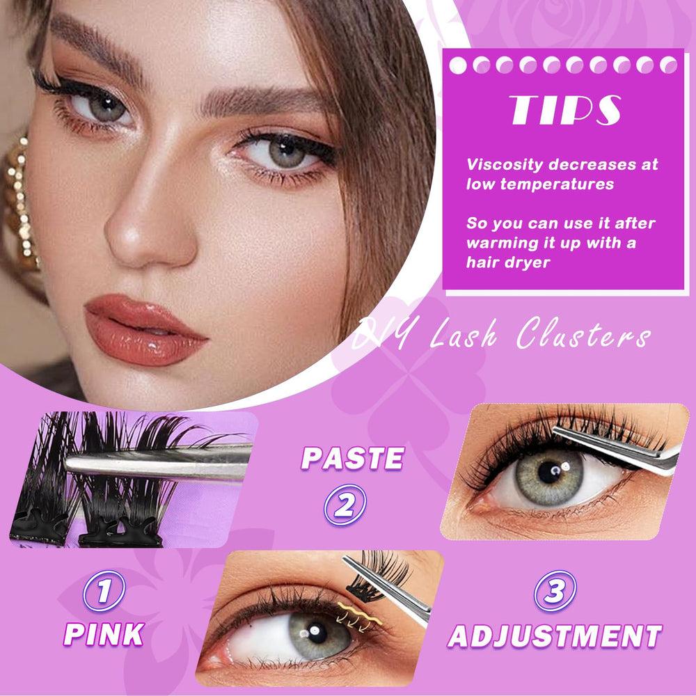 Fabblosslashes soft fluffy lashes for comfortable all-day wear.