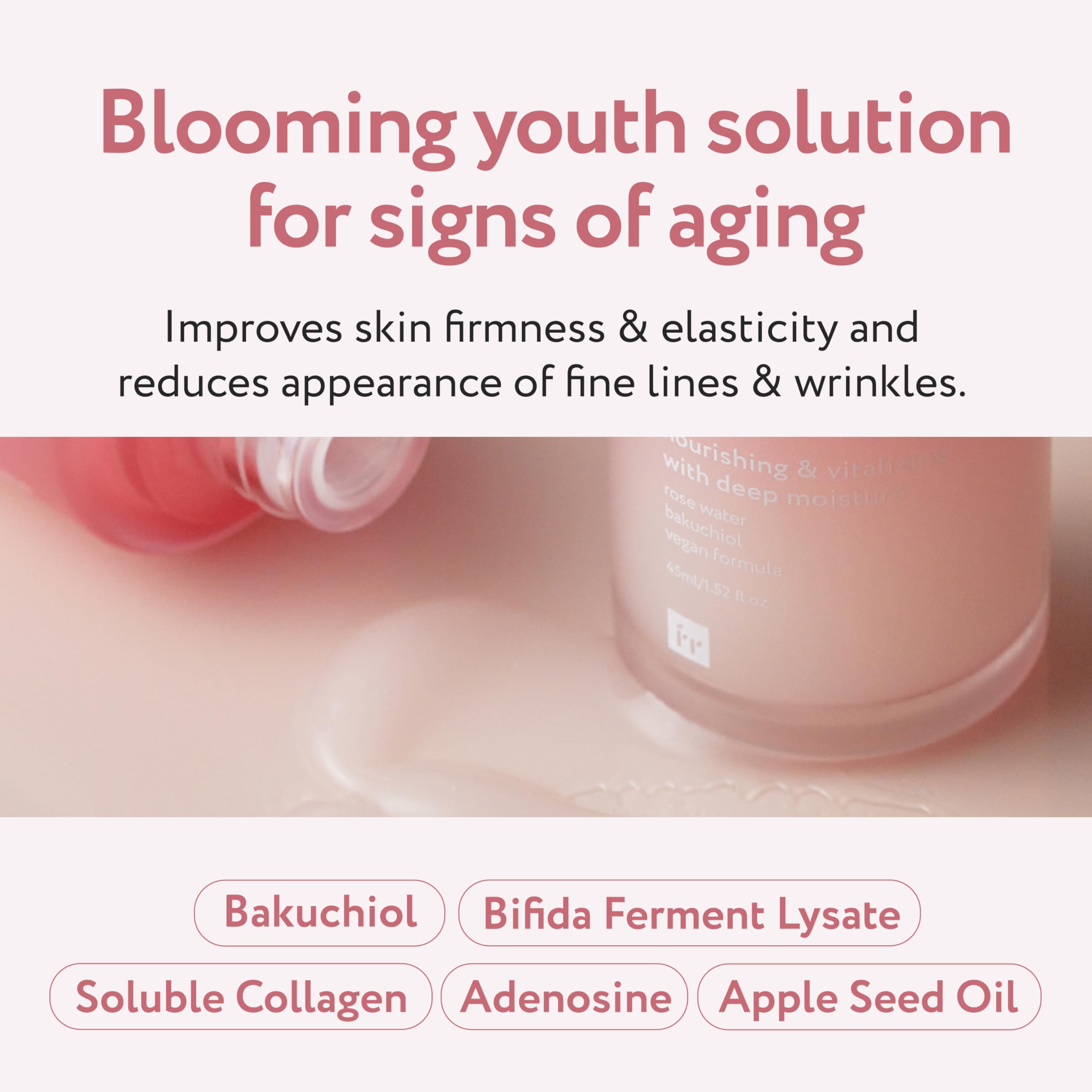 Face Republic Bakuchiol Adenosine complex drop supports youthful firmness