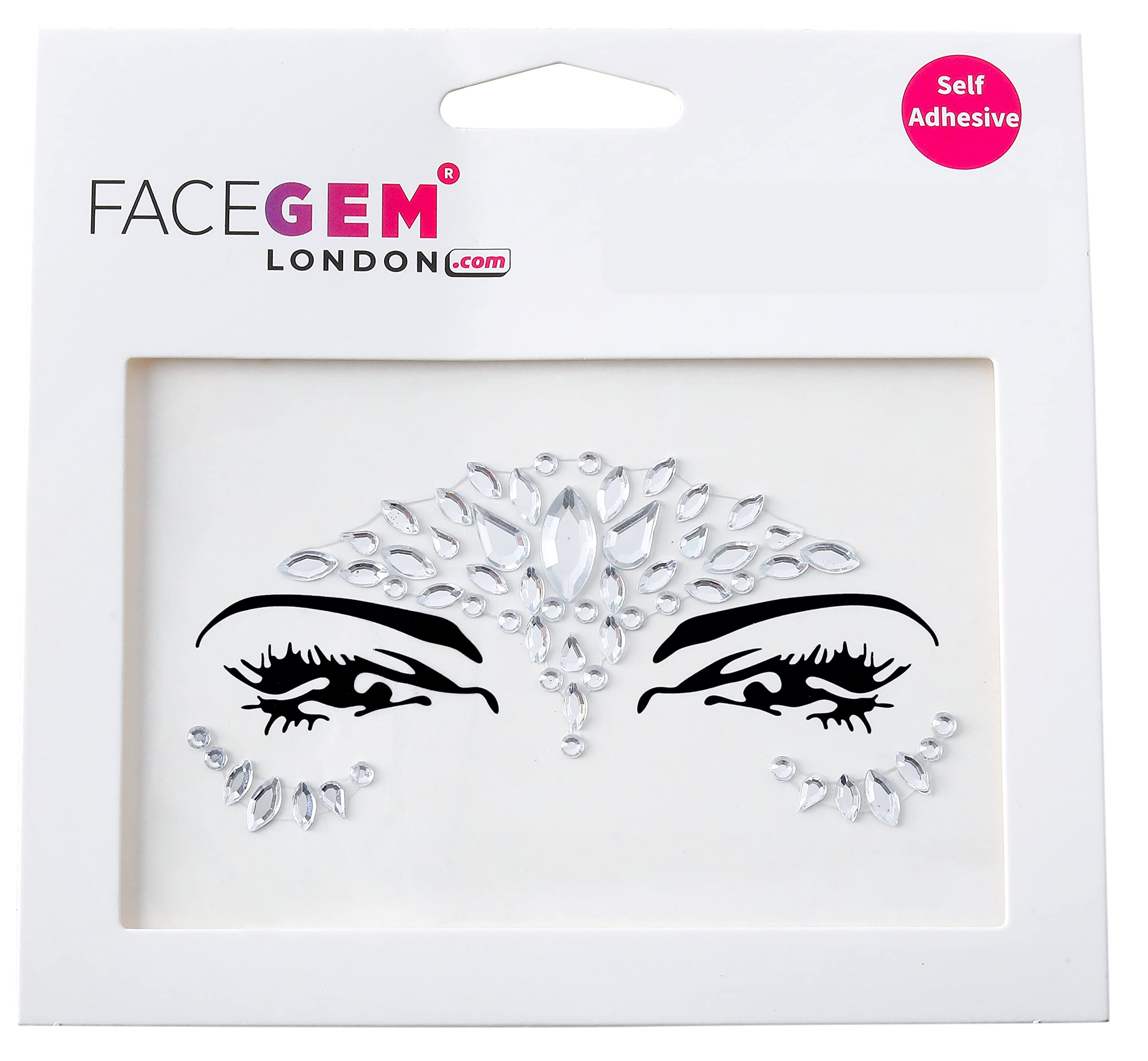FACEGEM LONDON easy peel sticker application supports quick glam upgrades
