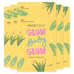 FACETORY Glow Baby Glow ampoule preps and soothes skin for calm, hydrated start.