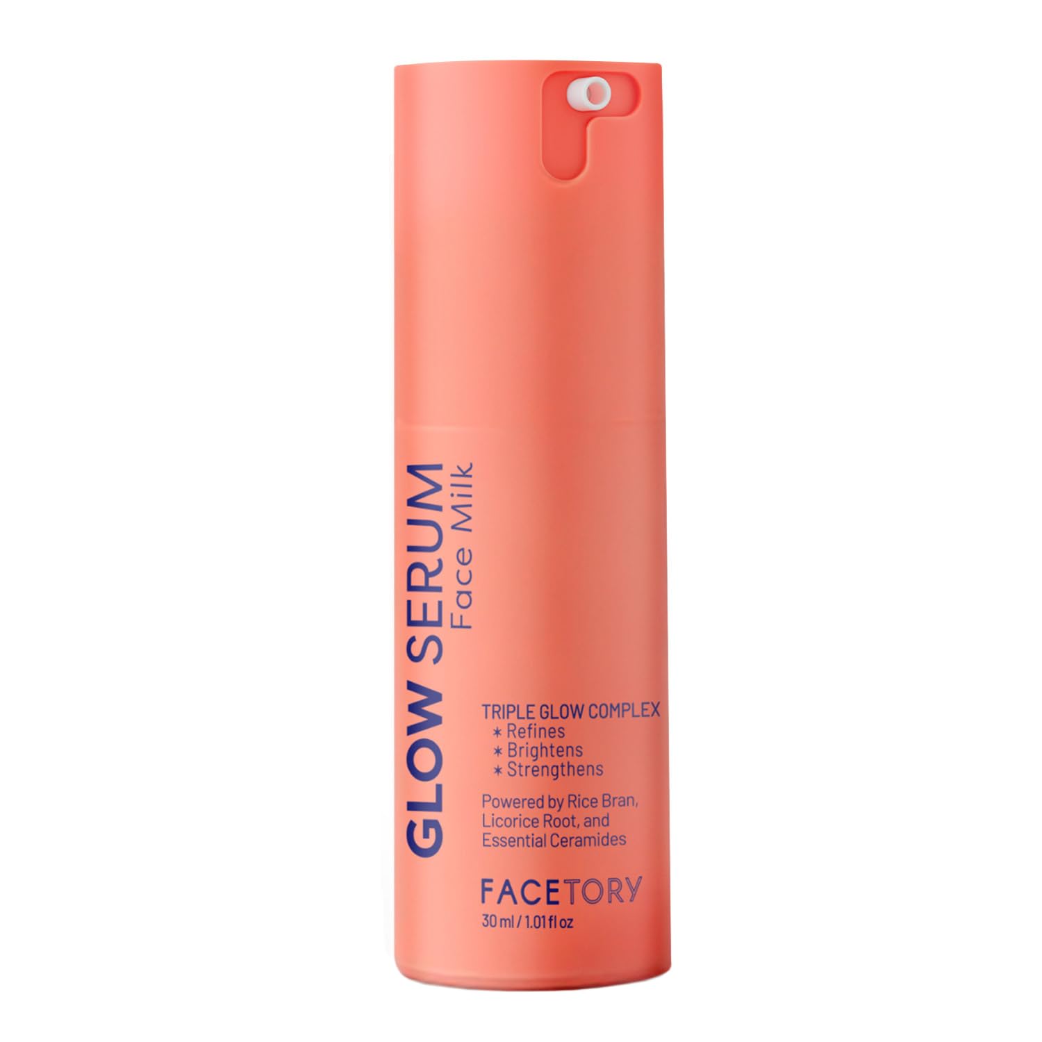 FaceTory Glow Serum Face Milk packaging varies for display