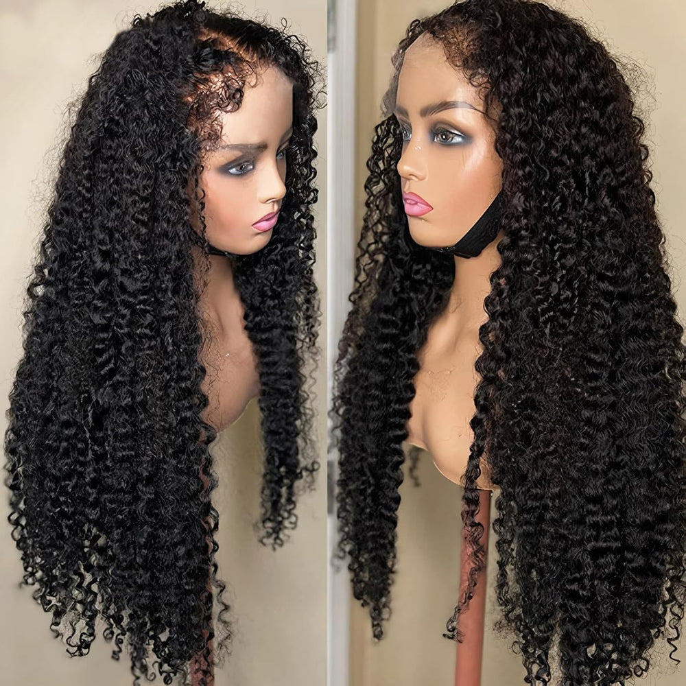 FACMOOD 180 density full look wig for voluminous movement