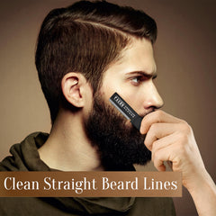 FACON beard razor ergonomic handle in hand for better grip during shaping