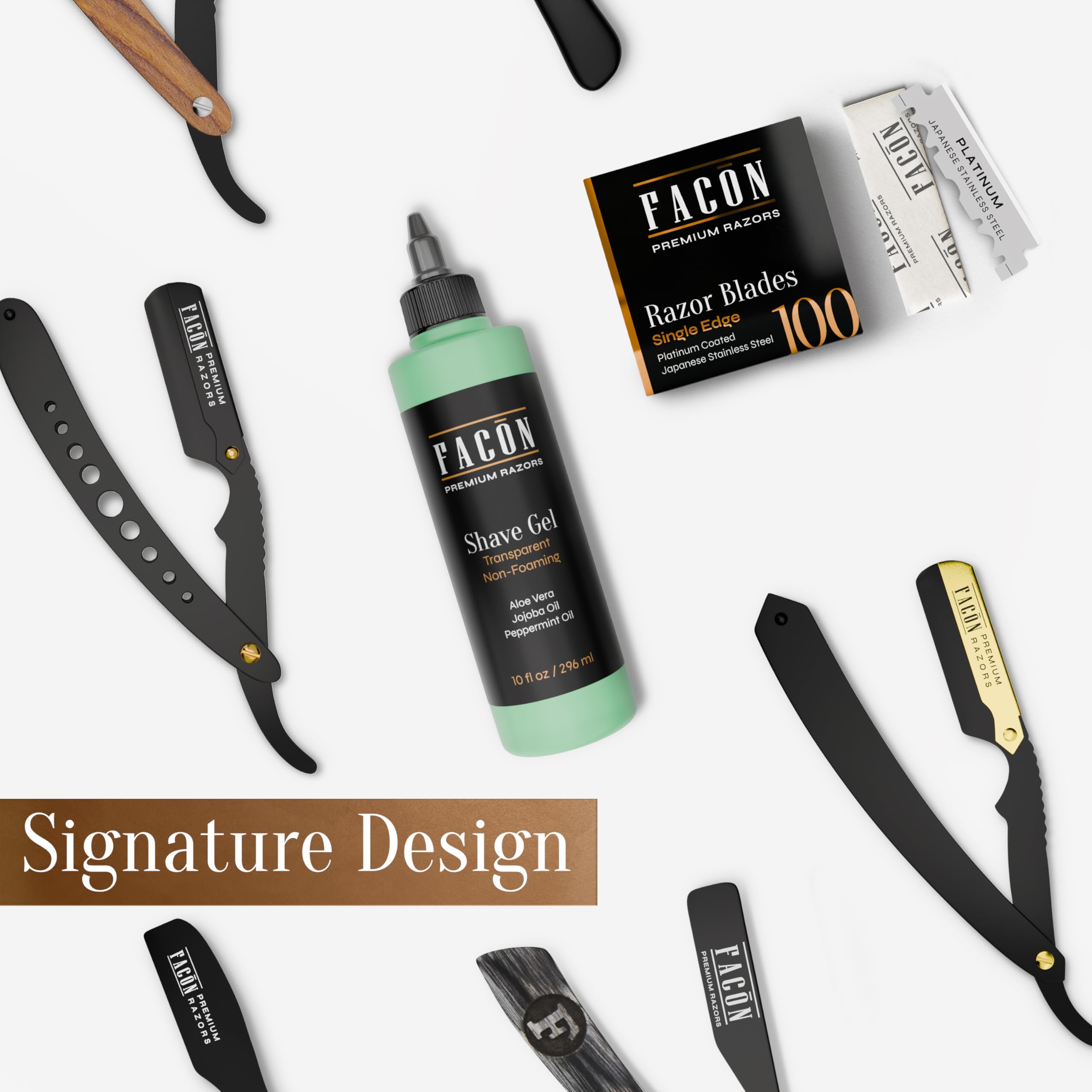 FACON cruelty-free packaging aligns with ethical grooming.