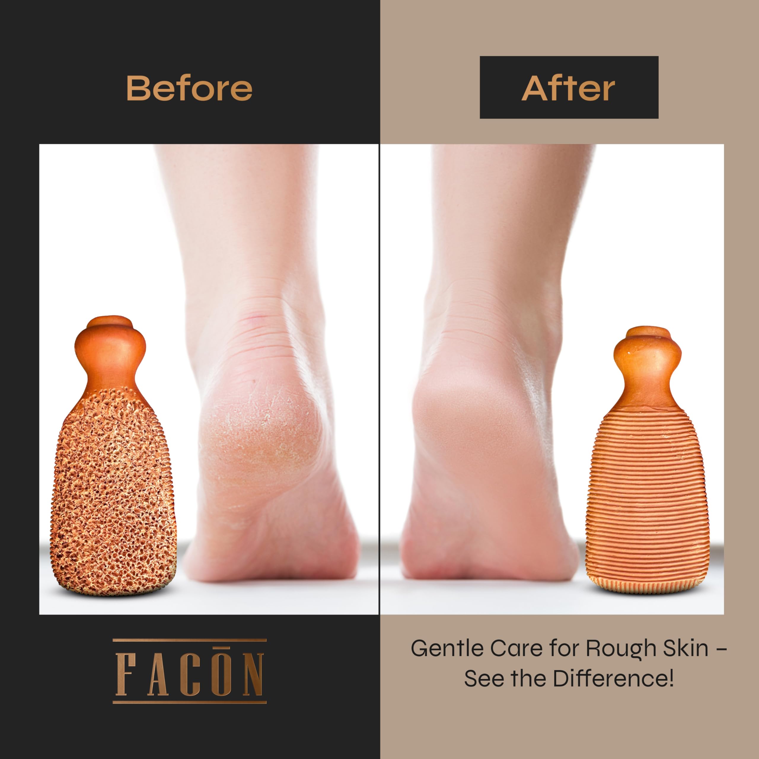 FACON eco-friendly pumice stone for dry skin care
