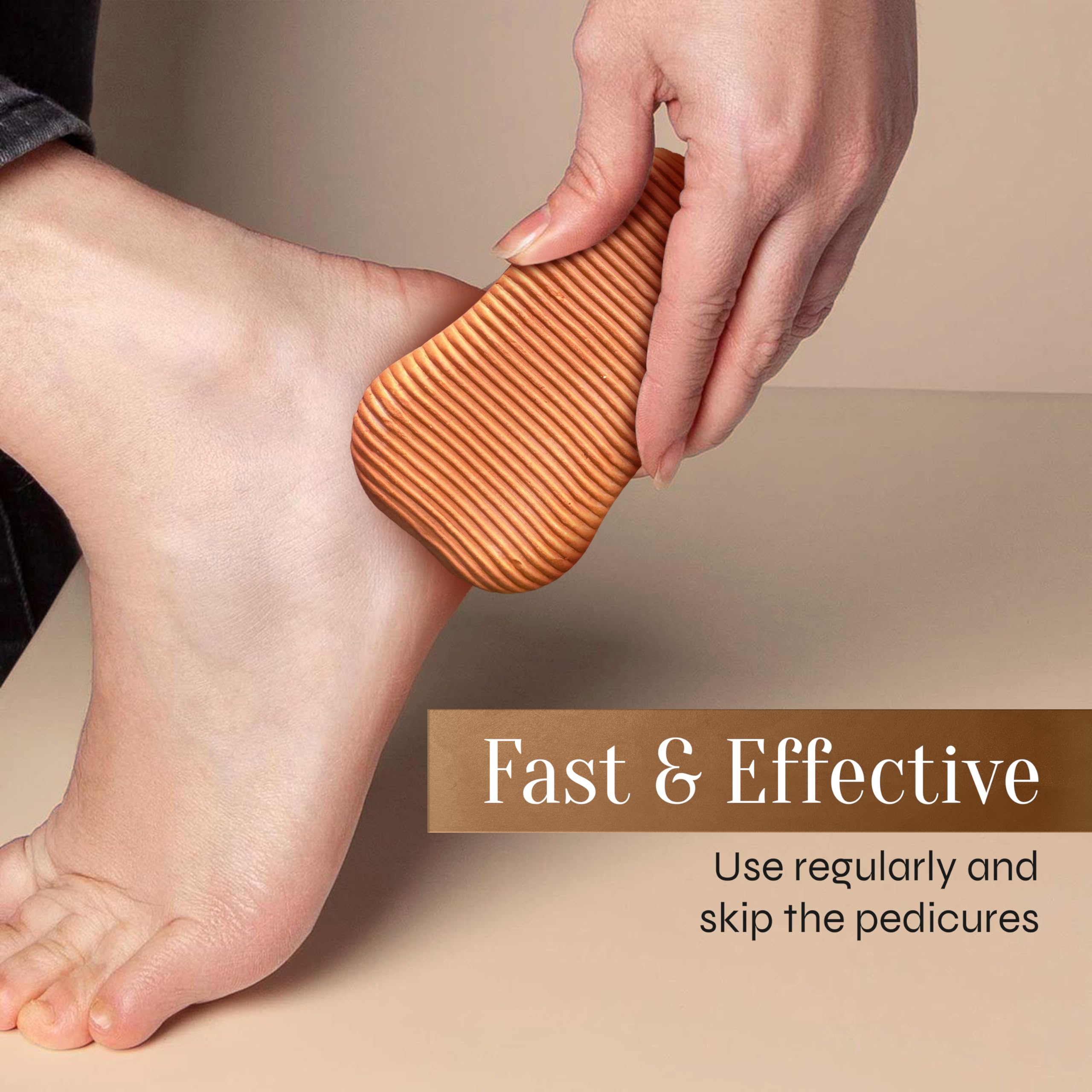 FACON pumice stone eco friendly packaging emphasizes sustainable self care.