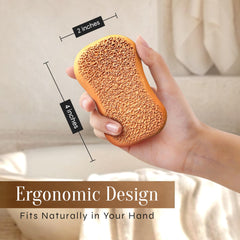 FACON terra cotta pumice stone handcrafted for durable daily foot care.