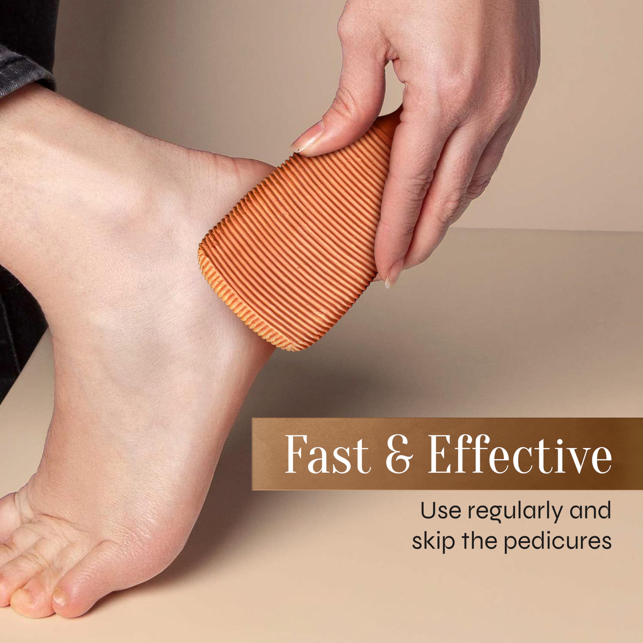 FACON foot scrubber for shower use supports daily self-care