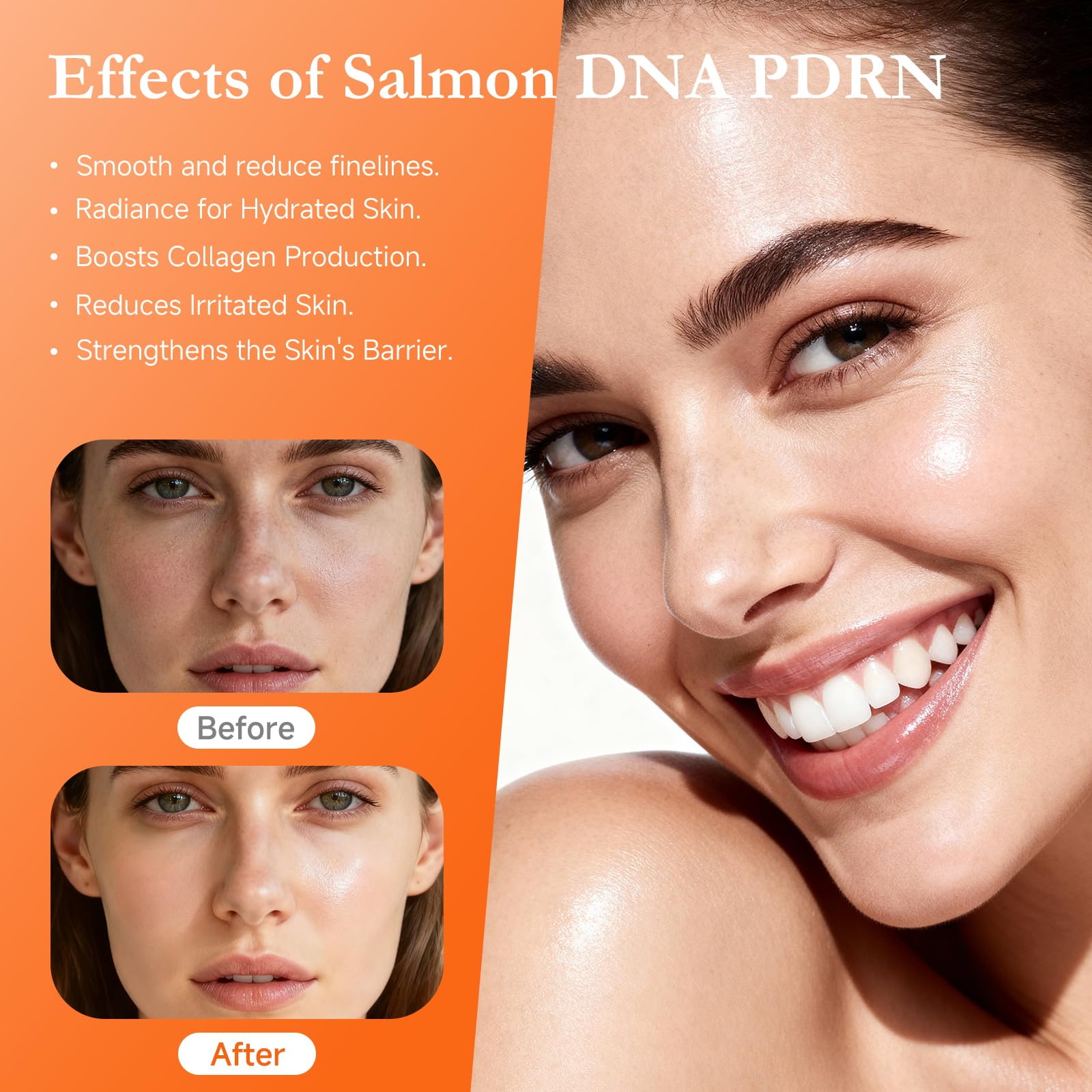 Faczuryn Salmon DNA Serum ampoule being opened; ready for deep hydration.