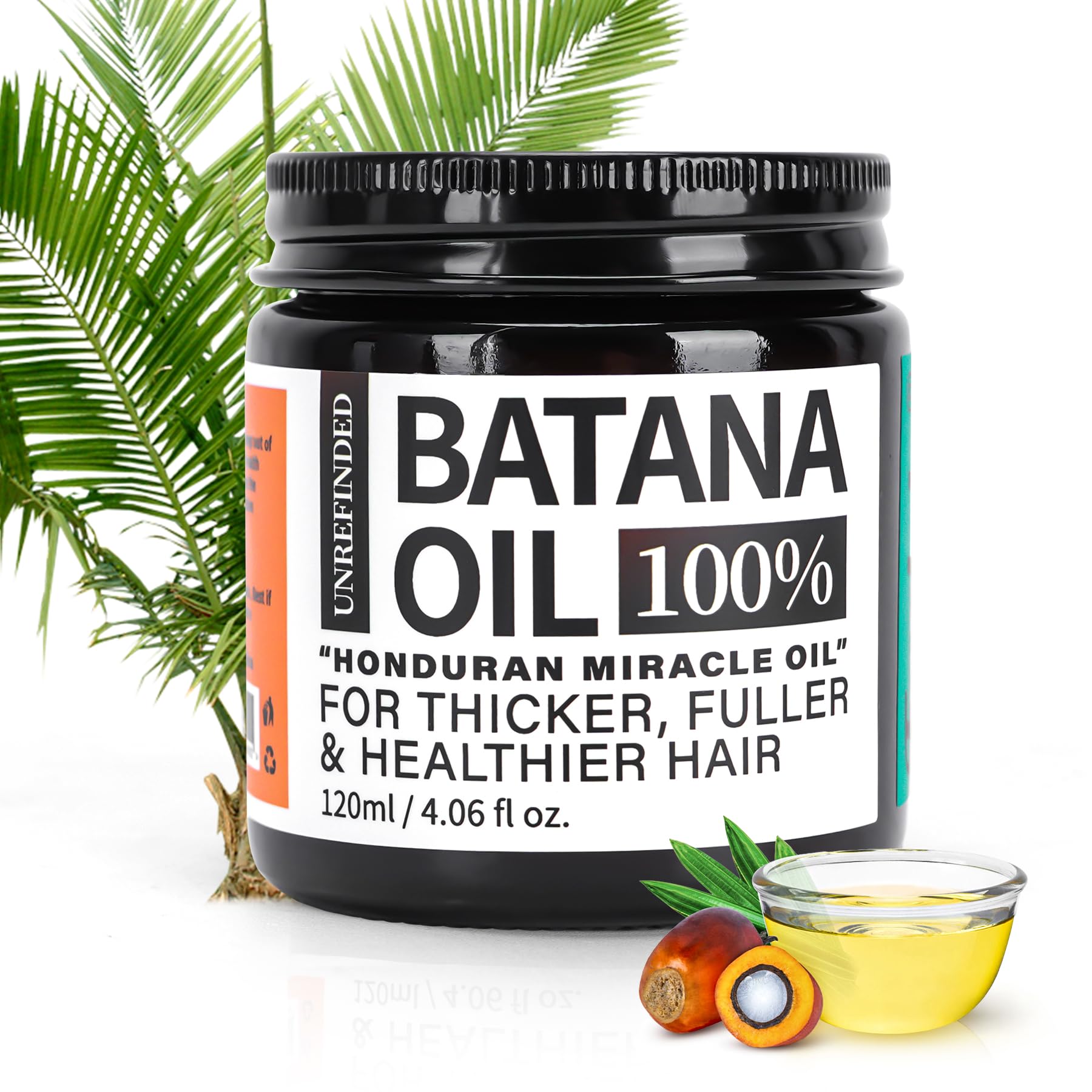 Fadelo Batana Oil bottle close-up for scalp nourishment.