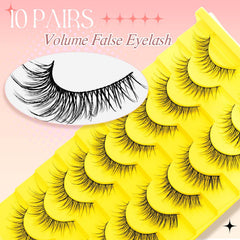 FADLASH Cat-eye lashes thin band for comfortable all-day wear.