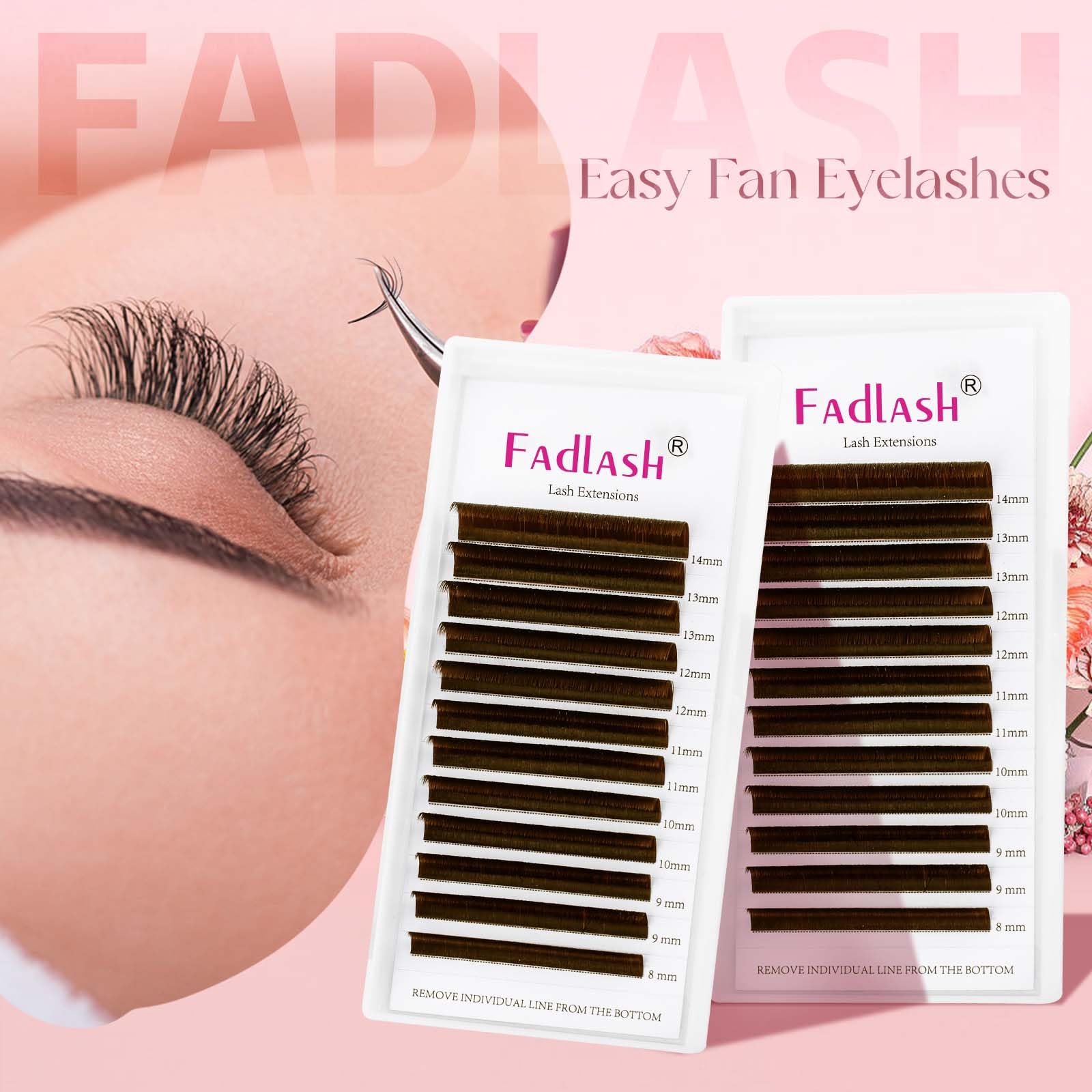 FADLASH foil strips simplify removal and save time.