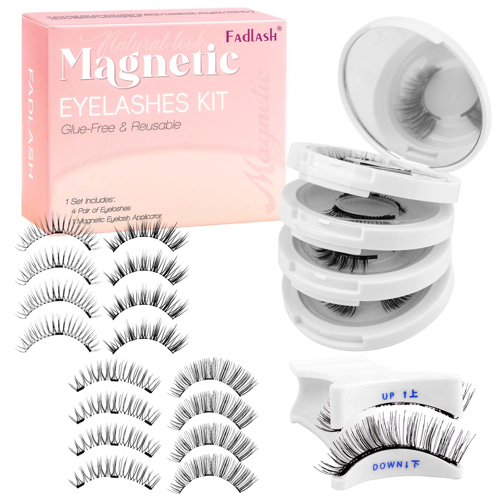 FADLASH daily-use magnetic lashes kit for everyday glamour.