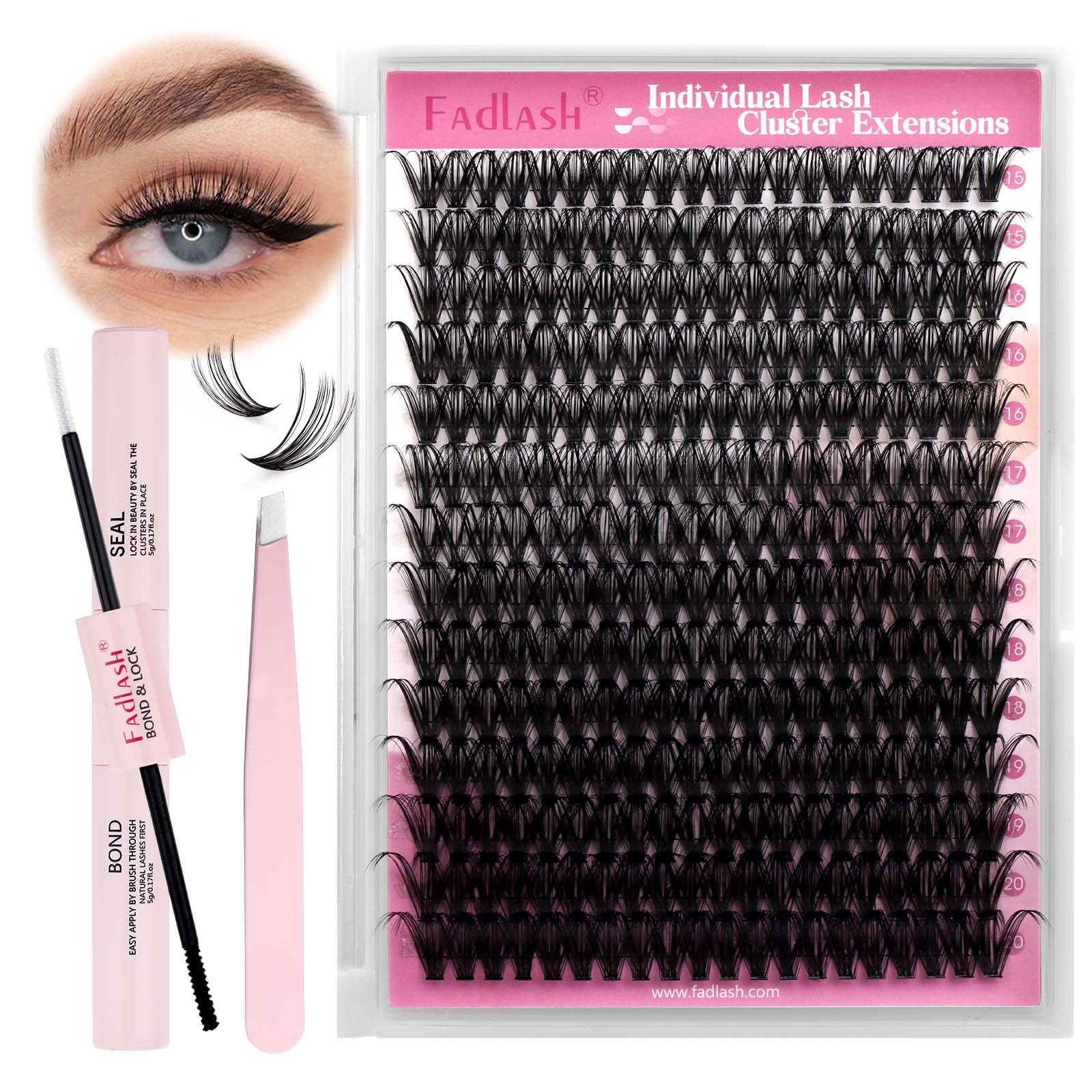 FADLASH DIY lash kit tray for easy at-home lash applications.