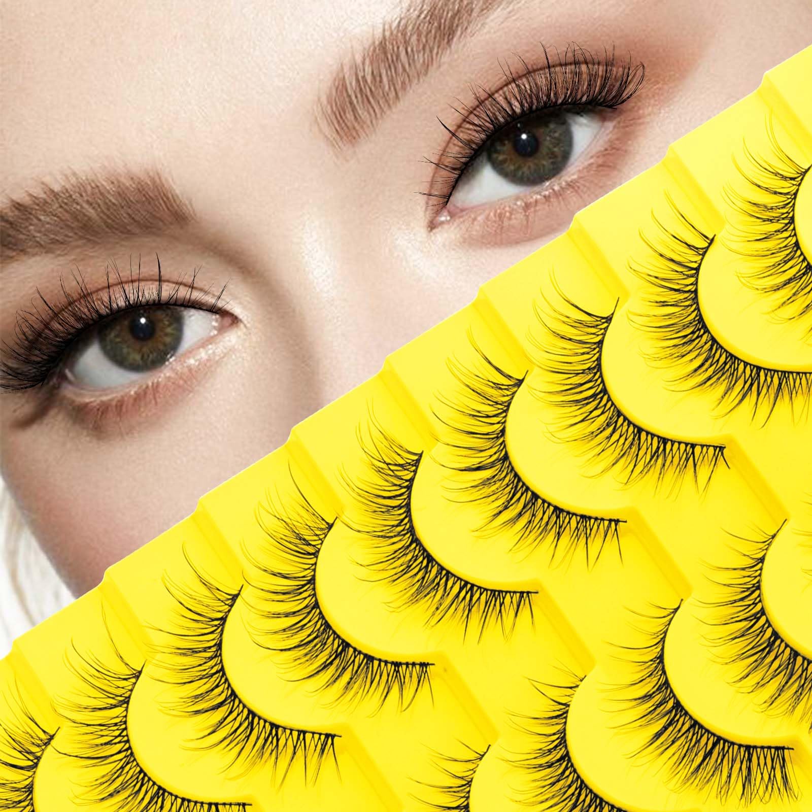 FADLASH Cat-eye Lashes durable lash line holds shape through long events.