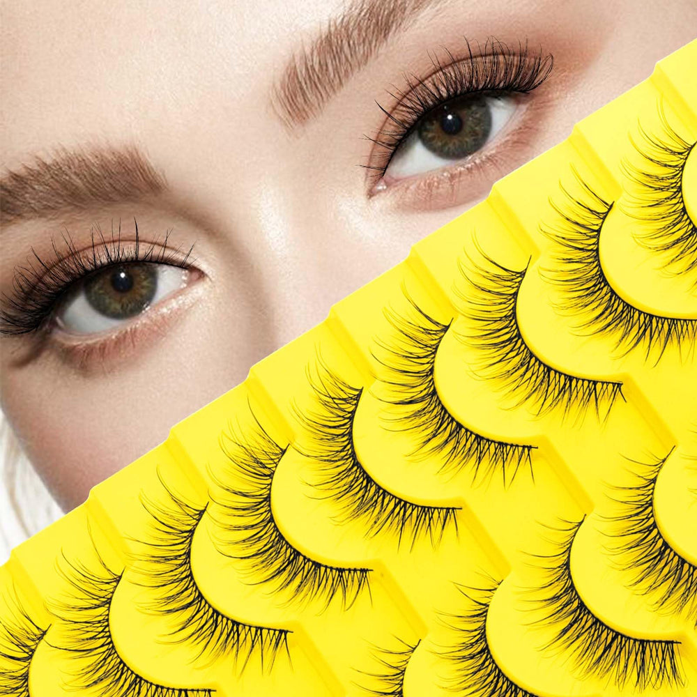 FADLASH Cat-eye Lashes durable lash line holds shape through long events.