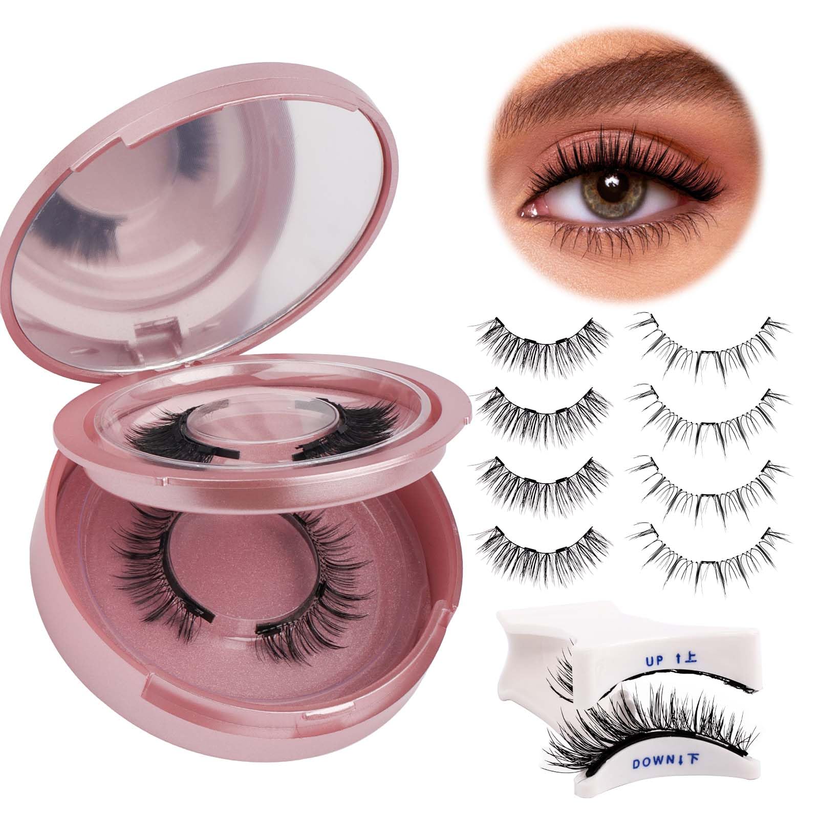 FADLASH easy-to-remove lashes for quick routines.