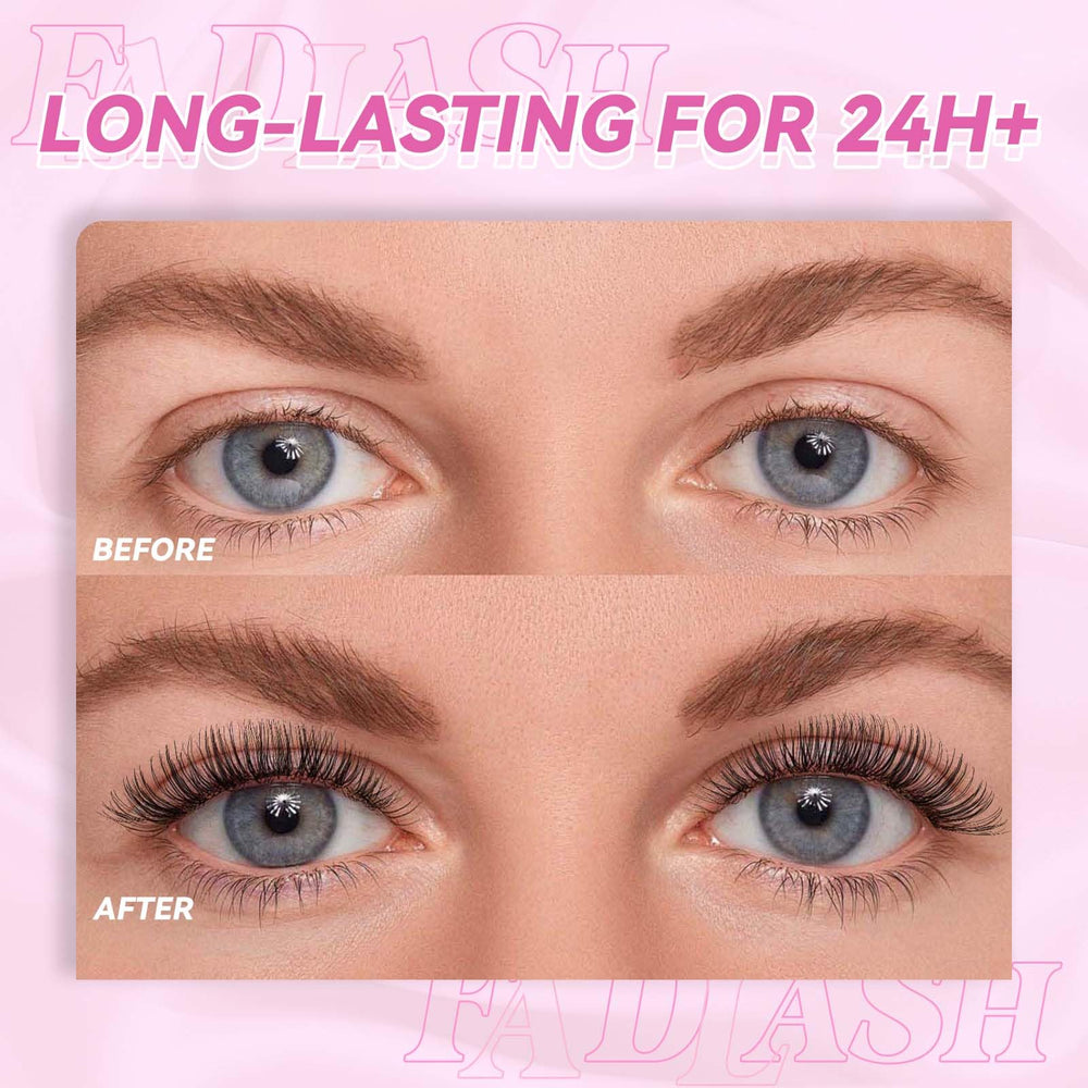 FADLASH easy-to-wear magnetic lashes with applicator for quick use.