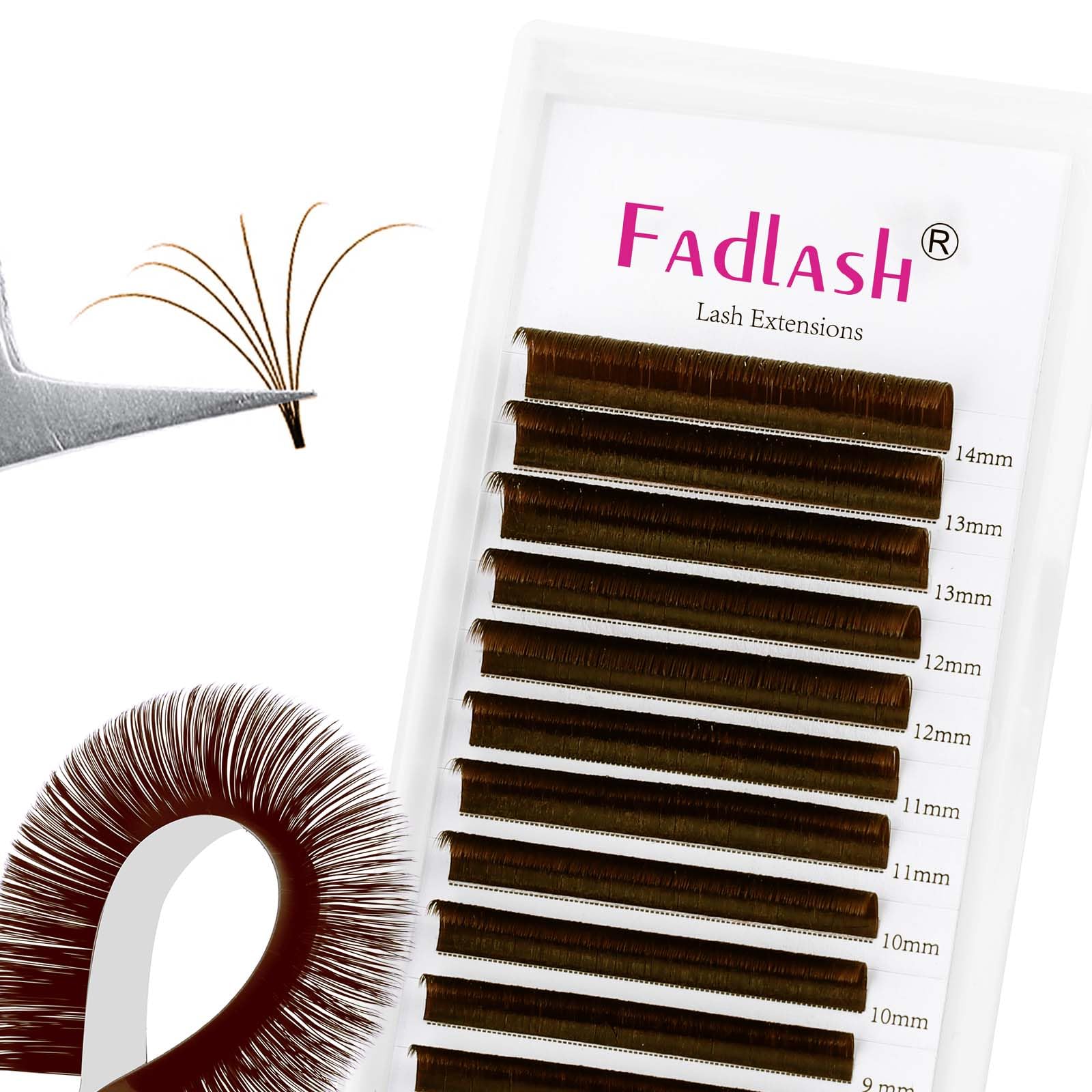 FADLASH versatile color lashes for Halloween and parties.