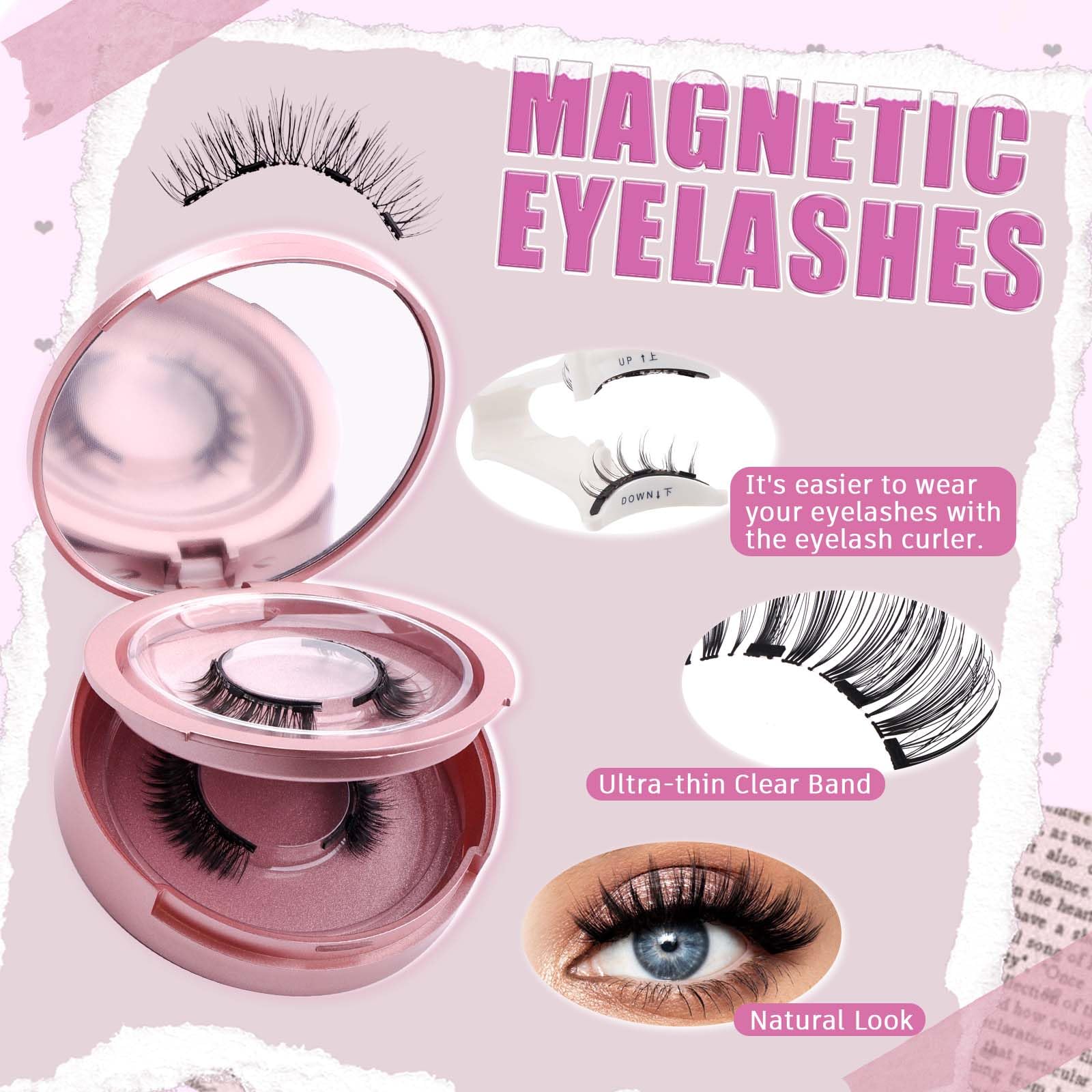 FADLASH glue-free design reduces mess and glue mishaps.