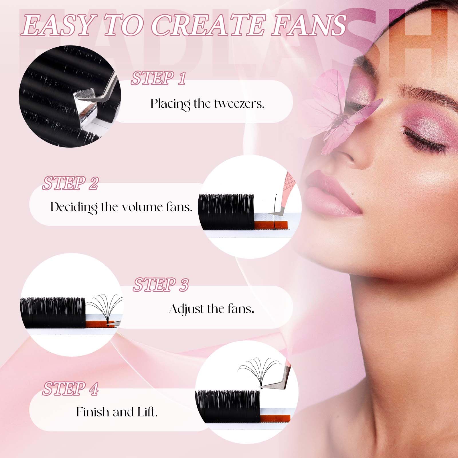 FADLASH waterproof curl stays stylish through daily activities.