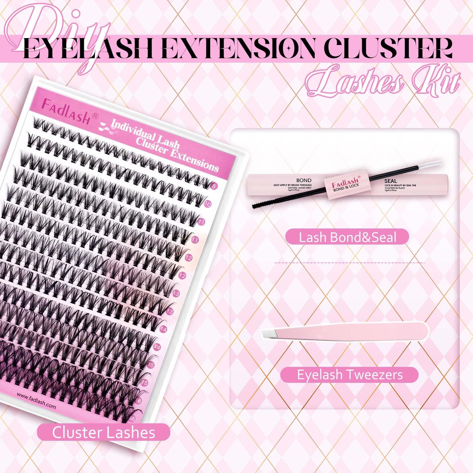 FADLASH lash bond and seal ensures quick, durable hold without clumping.