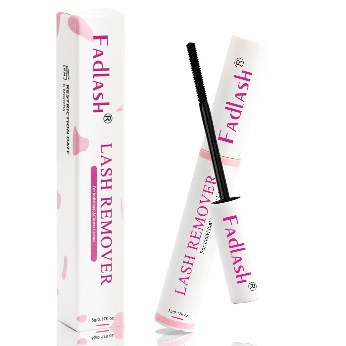 FADLASH lash remover bottle with clear formula for easy glue removal
