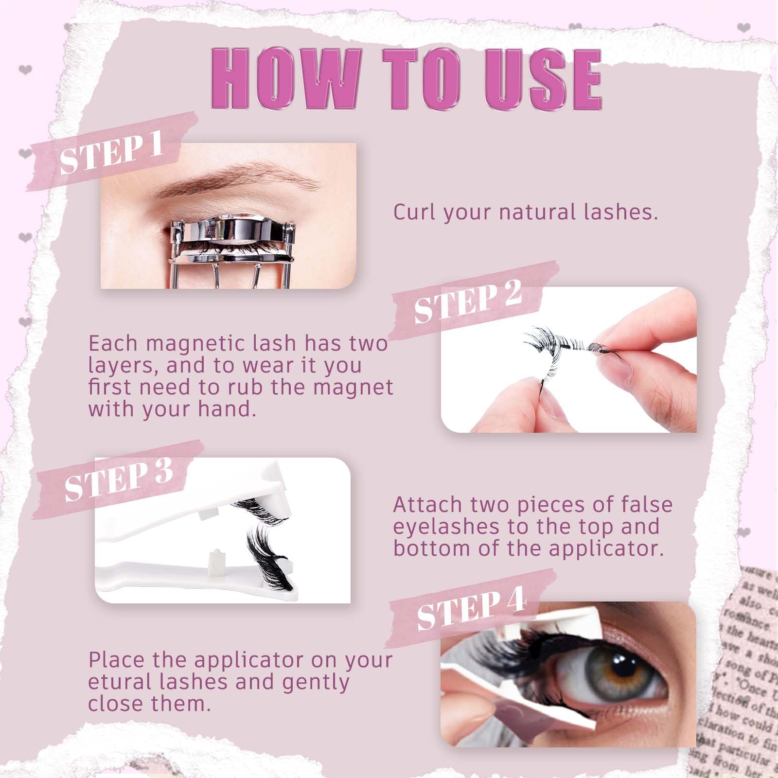 FADLASH lightweight lashes designed for all-day comfort.