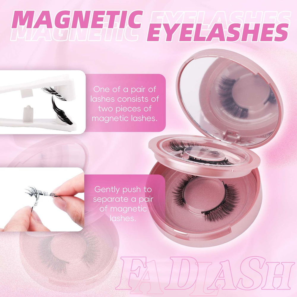 FADLASH two-pairs close-up showing wispy natural-looking lashes