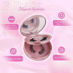 FADLASH lash applicator aids precise, easy placement.
