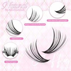 FADLASH precision tweezers for accurate placement of individual lashes.