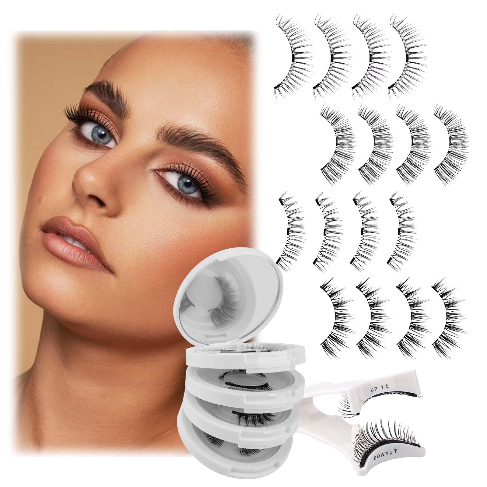 FADLASH secure-fit magnetic lashes ensuring reliable hold.